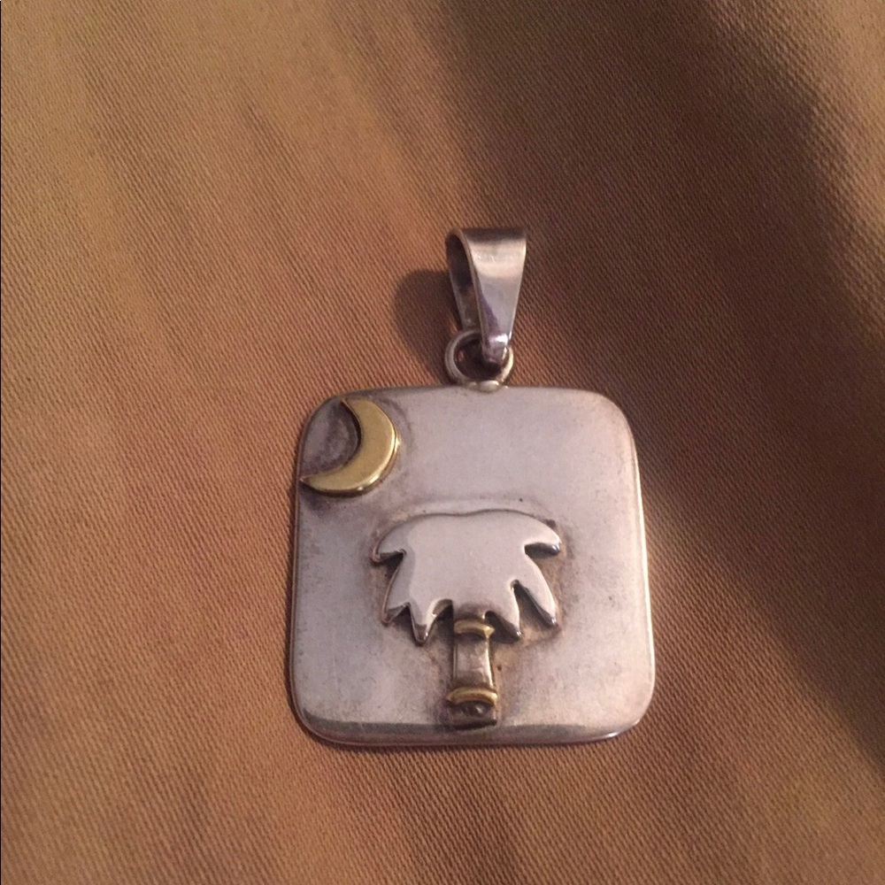 Sterling Silver South Carolina Pendant. New.
